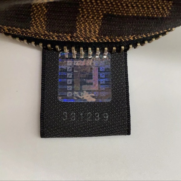 Authentic FENDI Zucca Pattern Hand Bag / Pouch - Picture 12 of 13